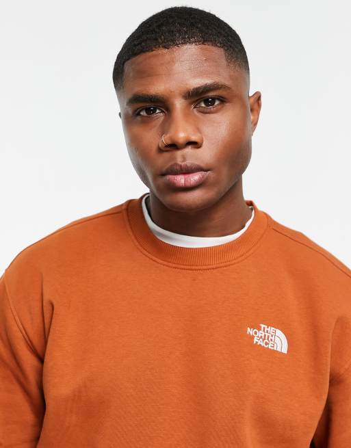 orange crewneck