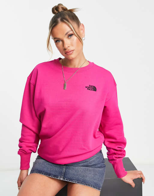 North face 2025 pink sweatshirt