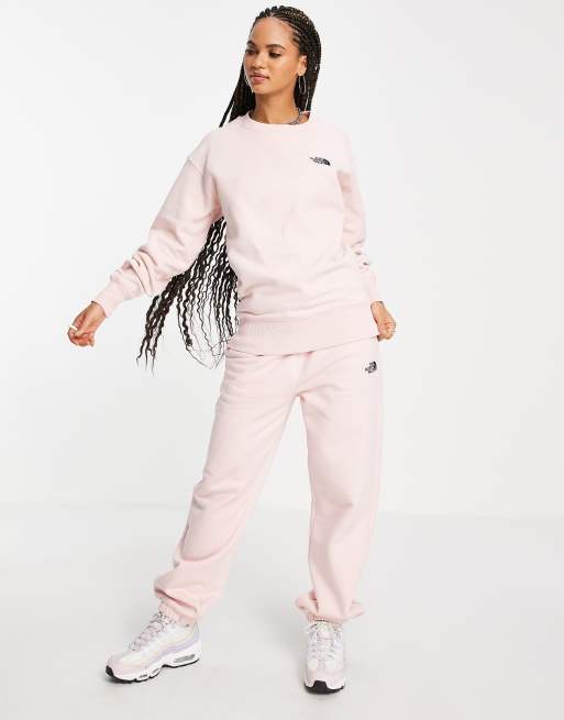 North face pink online jumper