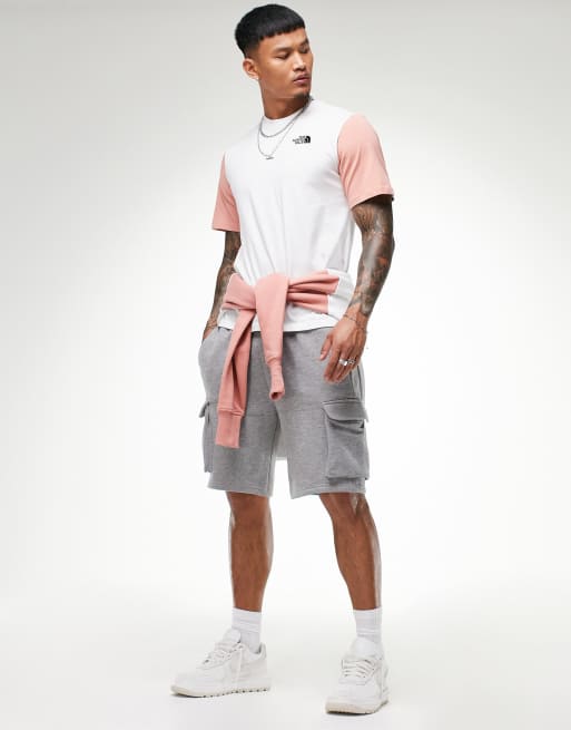 The North Face - Essential - T-shirt bianca color block - In esclusiva su ASOS, 4 di 4