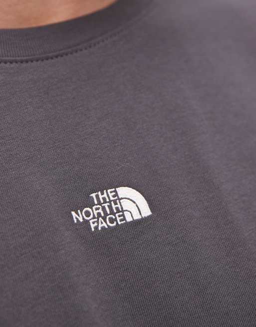 The North Face - Essential - T-shirt met logo in het midden in donkergrijs, 5 van 5