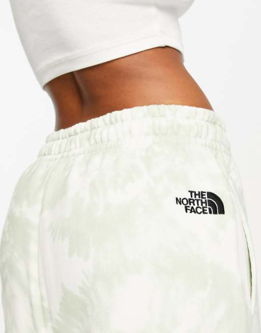 The North Face Essential trackies in white/beige tie dye Exclusive at ASOS , 3 of 4