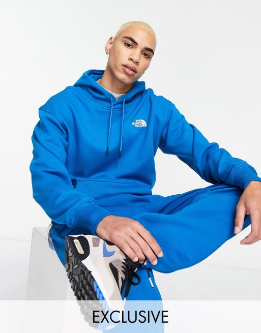 The North Face - Essentials - Blå hættetrøje - Kun hos ASOS