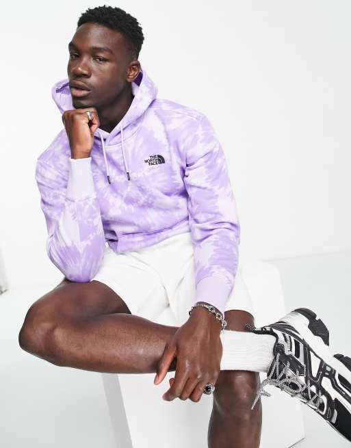 The North Face - Essentials - Hættetrøje i lilla batik - Kun hos ASOS