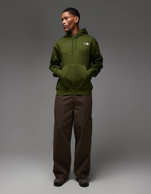 The North Face - Essentials - Oversized hoodie met logo in groen, 2 van 5