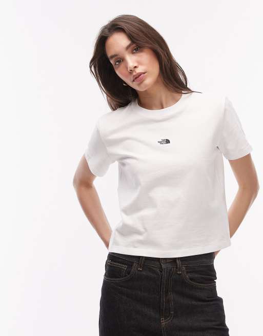 The North Face - Essentials Regular Cutie - Hvid T-shirt i regular fit, 3 af 4