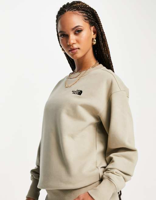 Beige North Face Trui The North Face Sweater Fuzy Full Zip