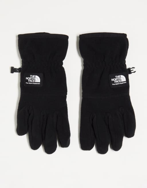 The North Face Etip Fleece handschoenen met touchscreen vingertoppen in zwart ASOS
