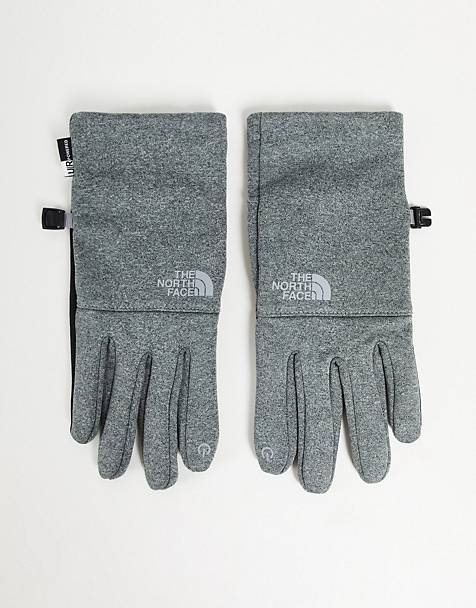 The North Face Etip gloves in grey - GREY