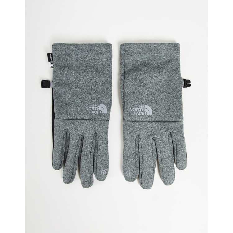 Grey north shop face gloves