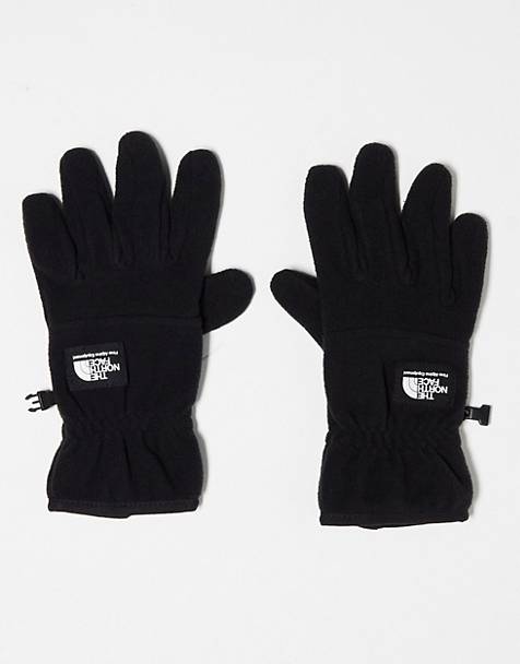 The North Face Etip heavyweight touchscreen compatible fleece gloves in black