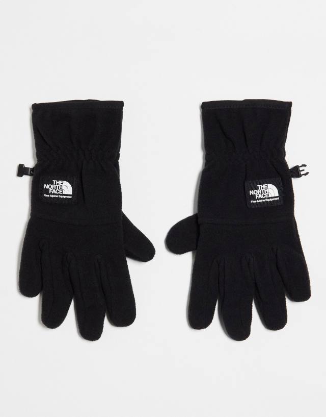 The North Face - etip heavyweight touchscreen compatible fleece gloves in black