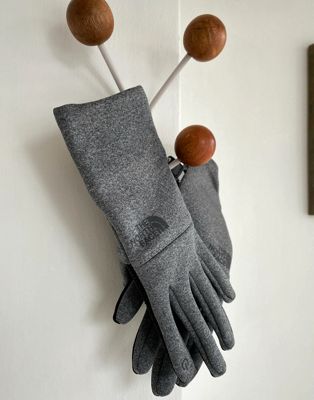 The North Face Etip Recycled glove in grey