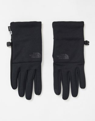 north face etip gloves black