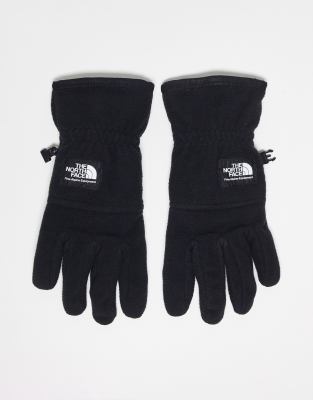 The North Face Etip touchscreen fleece ASOS black in | gloves