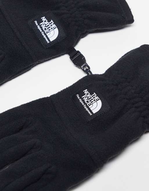 The North touchscreen black Etip | ASOS Face fleece in gloves