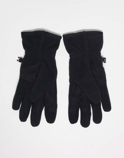 The North Face Etip touchscreen fleece gloves in black