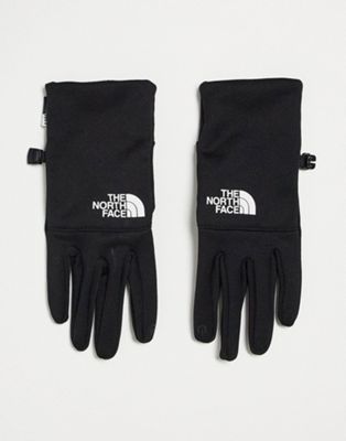 The North Face Etip touchscreen gloves in black