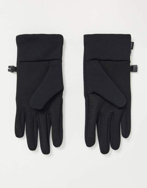 The North Face Etip touchscreen gloves in black