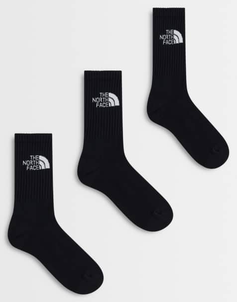 The North Face Everday standard 3-pack crew-strumpor i svart - view 1