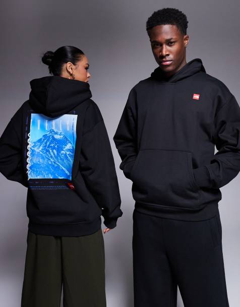 The North Face - Everest - Sweat à capuche unisexe avec imprimé au dos - Noir - view 1