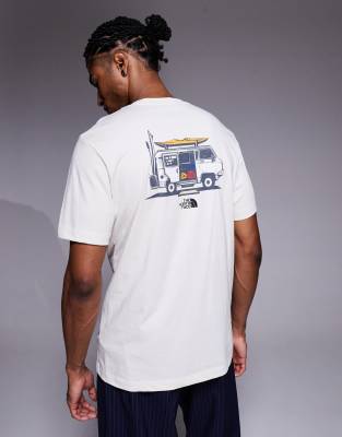 The North Face Evolution Back Print T-shirt In White
