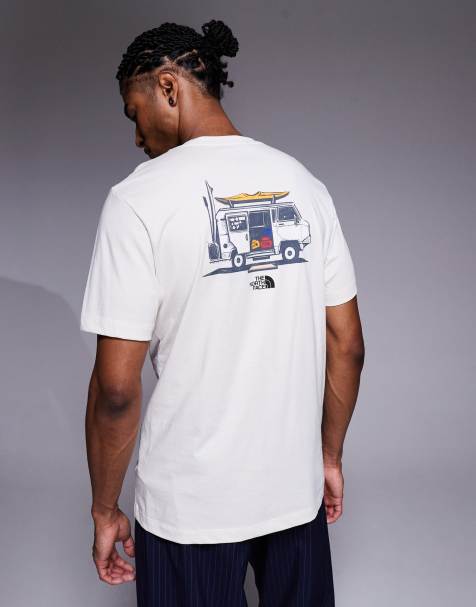 The North Face Evolution back print t-shirt in white