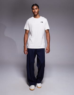 The North Face Evolution Back Print T-shirt In White