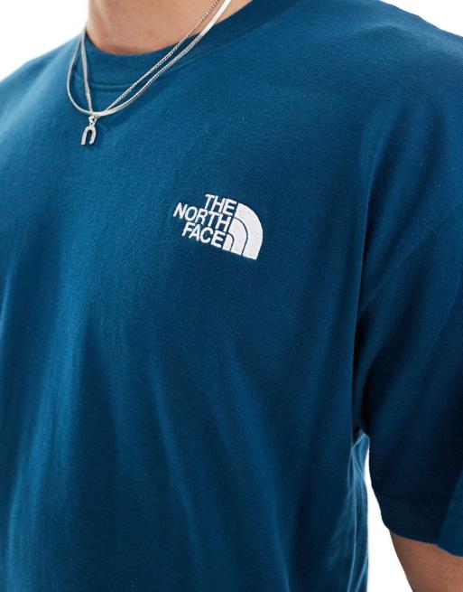 The North Face Evolution Box Fit T-shirt in blue, 4 of 4