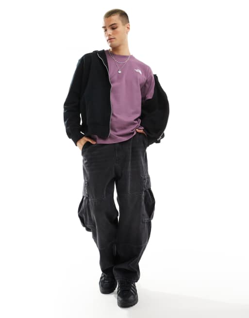 The North Face Evolution Box Fit T-shirt in purple, 2 of 4