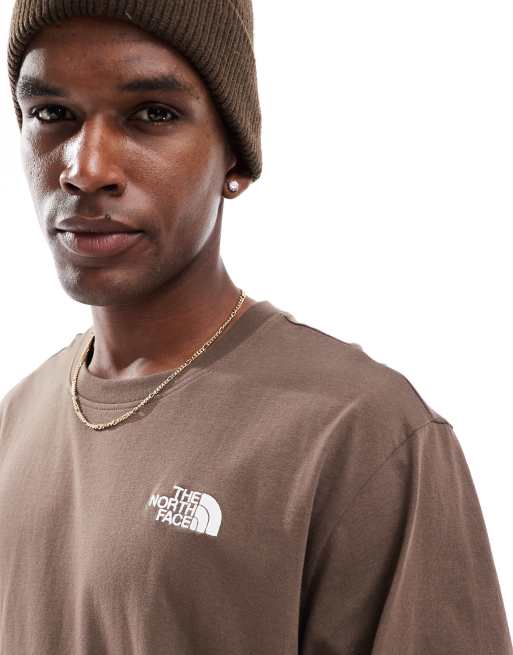 The North Face Evolution Box Fit Tee in brown
