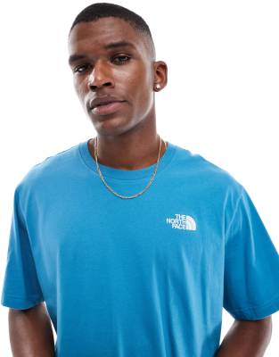 Evolution Box Fit Tee in teal-Blue