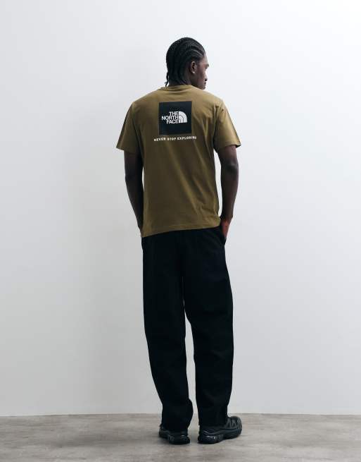 The North Face Evolution Box NSE short sleeve t-shirt in brown, 4 of 5