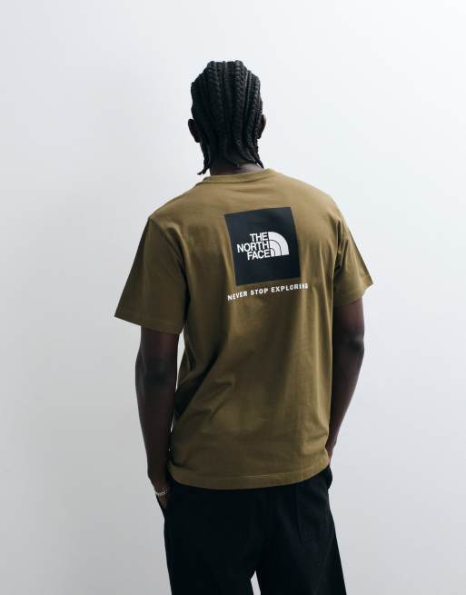 The North Face Evolution Box NSE short sleeve t-shirt in brown, 5 of 5