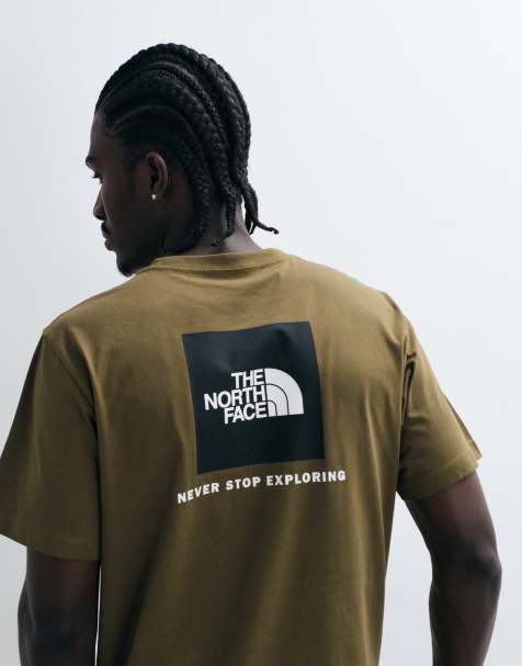 The North Face Evolution Box NSE T-Shirt mit kurzen Ärmeln in Braun - view 1