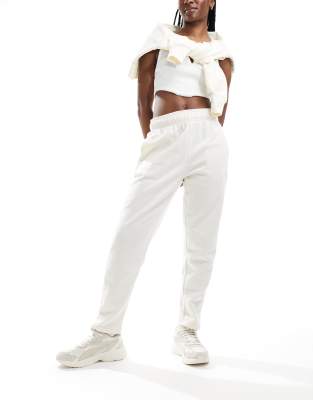 Evolution Cocoon track pants in white