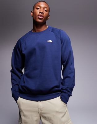 Evolution crew neck sweatshirt in navy