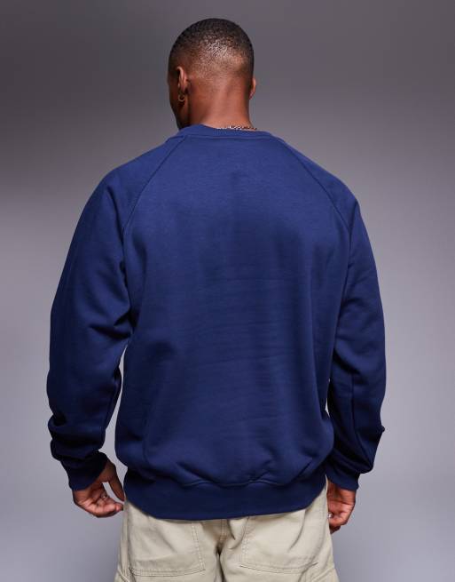 The North Face Evolution crew neck sweatshirt in navy | ASOS