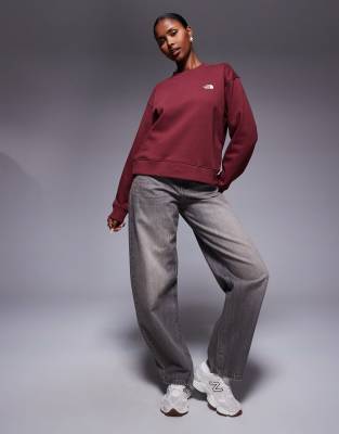 The North Face Evolution Fleece Crew In Red