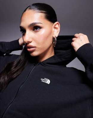 The North Face Evolution Full Zip Hoodie In Black