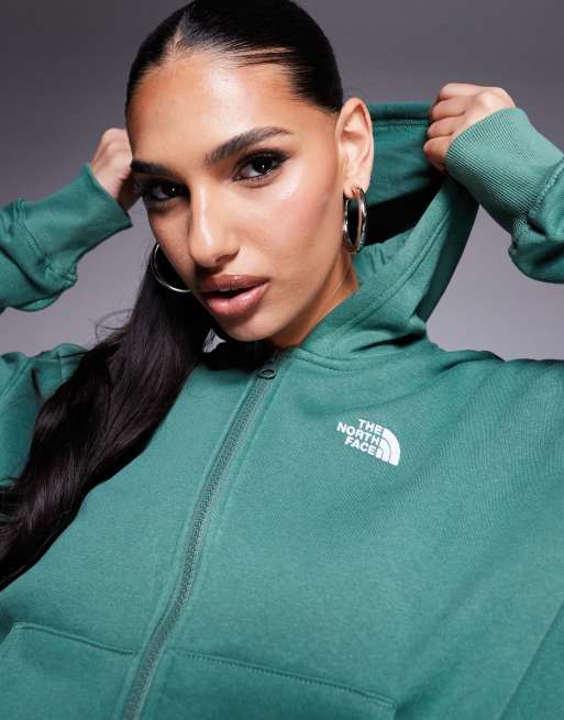 The North Face Evolution full zip hoodie in green