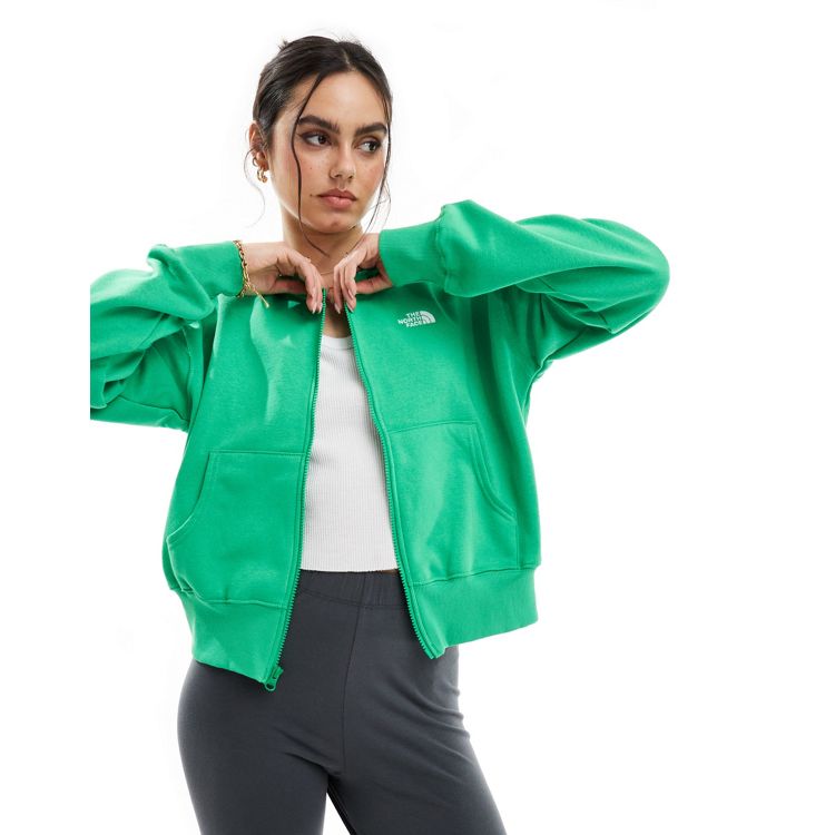 The North Face Evolution full zip jacket in green | ASOS