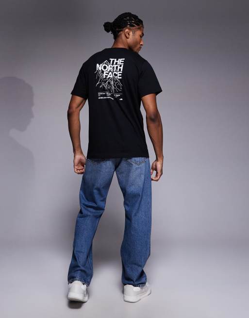 The North Face Evolution Half Dome back print T-shirt in black, 2 of 5