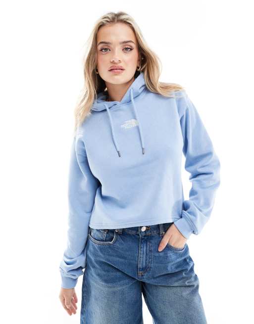 North face blue sweater best sale