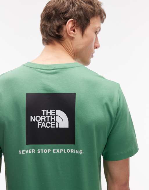 The North Face Evolution NSE Box t-shirt in green, 5 of 5