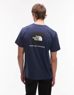 The North Face Evolution NSE Box t-shirt in navy