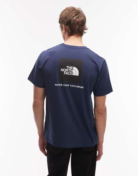 The North Face - Evolution NSE - T-shirt à logo encadré - Bleu marine - view 1