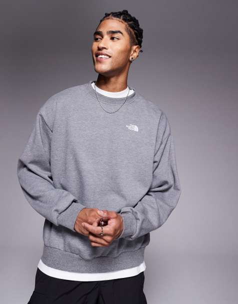 The North Face Evolution oversized crew neck sweatshirt in gray - view 1