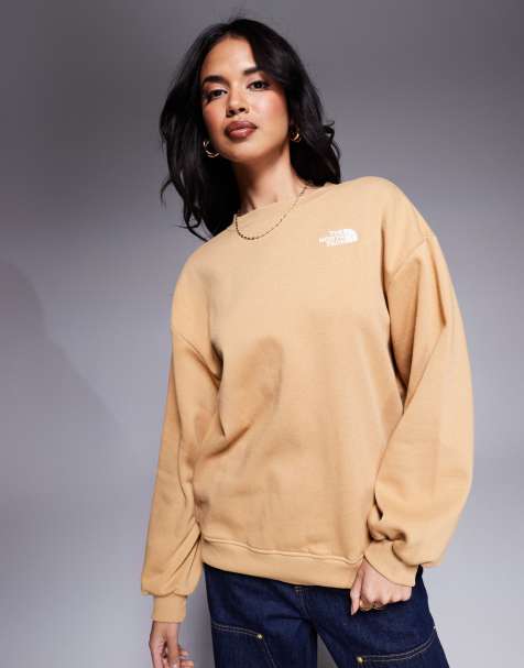The North Face Evolution oversized crew sweatshirt in brown - view 1