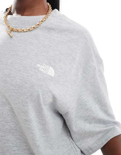 The North Face Evolution oversized T-shirt in light gray